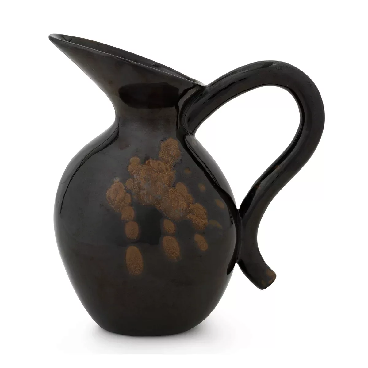 Karaffe Verso keramik braun / 2,5 l - Steinzeug - Ferm Living - Braun günstig online kaufen