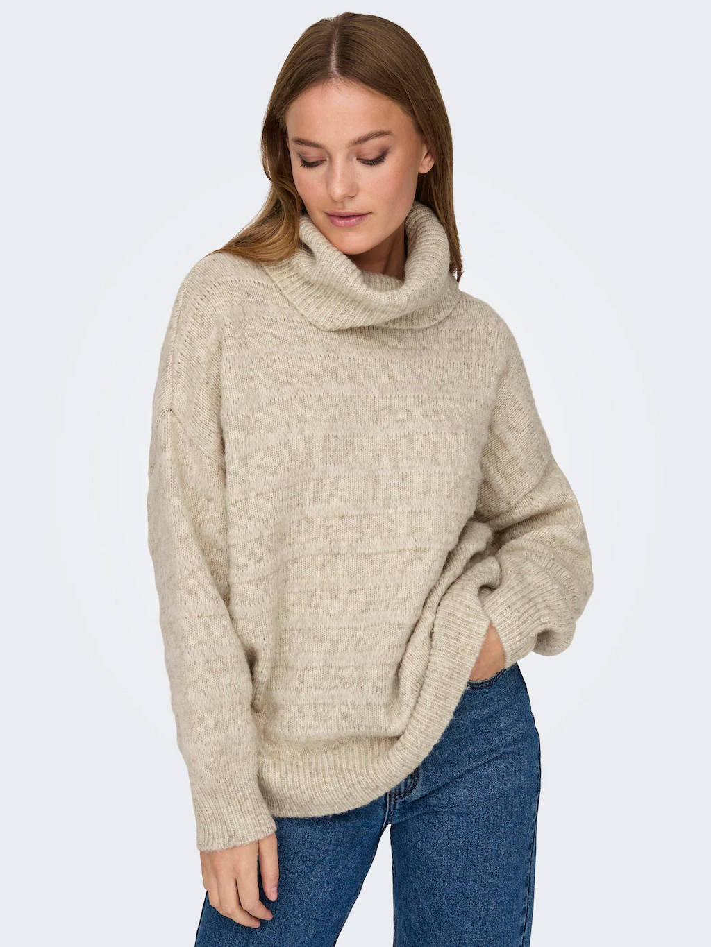 ONLY Rollkragenpullover ONLCELINA LIFE LS LOOSE ROLLNECK CC KNT günstig online kaufen