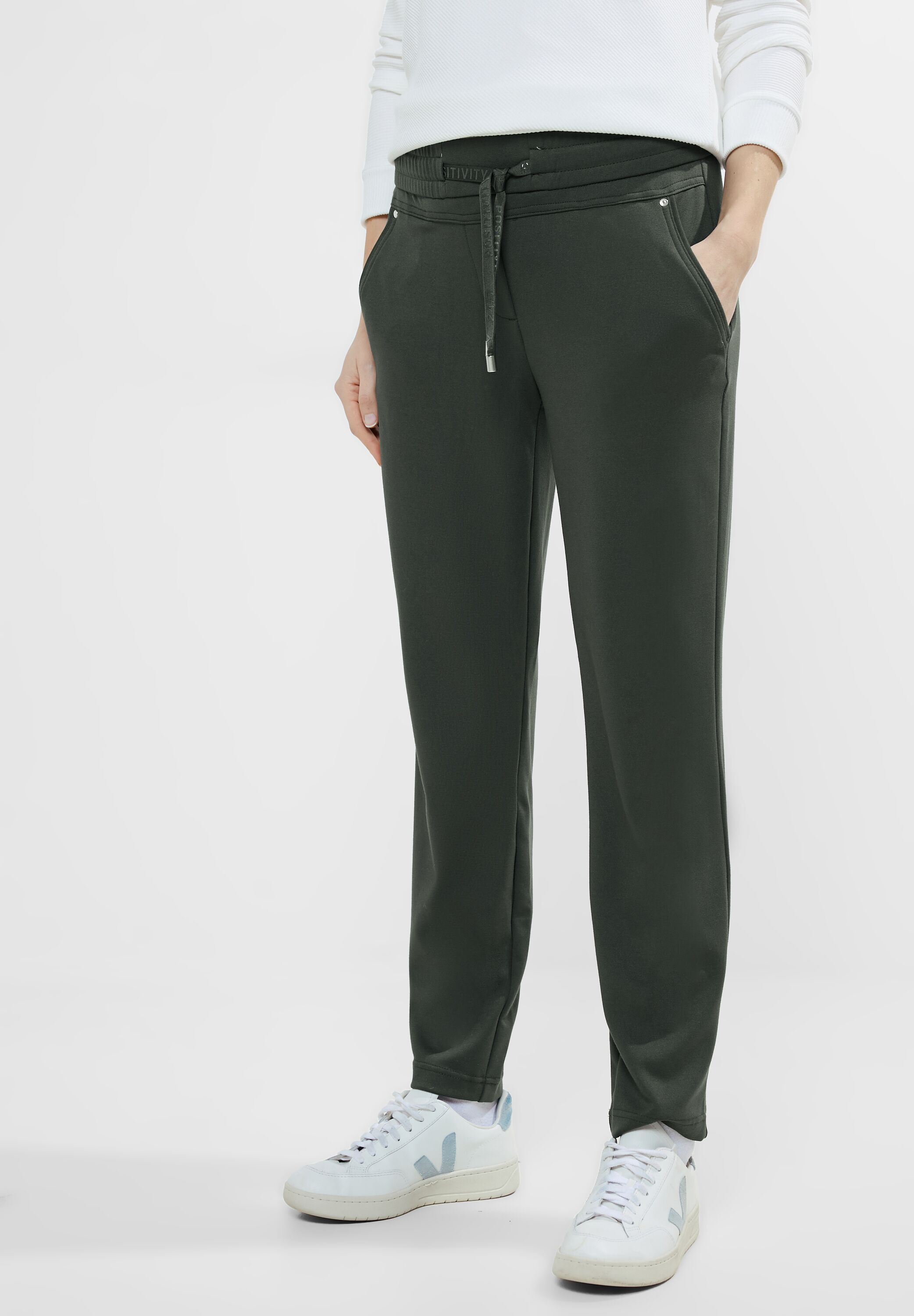 Cecil Jogger Pants "Tracey Solid", mit Kordel und Eingrifftaschen günstig online kaufen