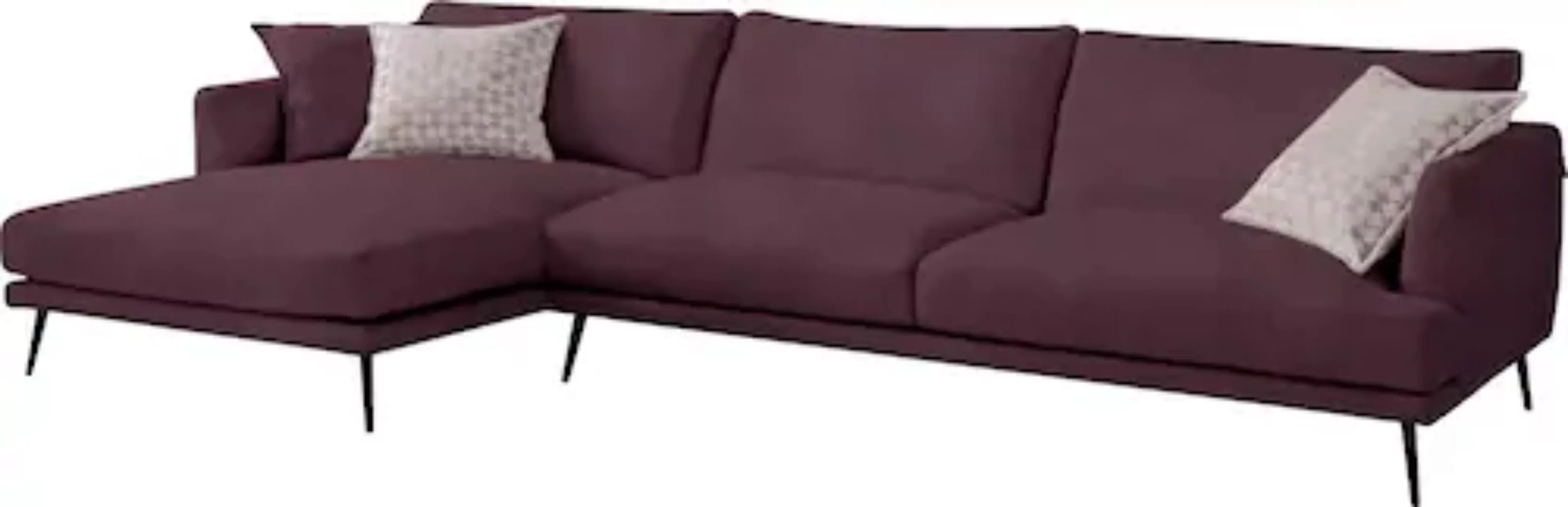 Egoitaliano Ecksofa »Sophia, Designsofa mit extrakomfortablem Sitzkomfort«, günstig online kaufen