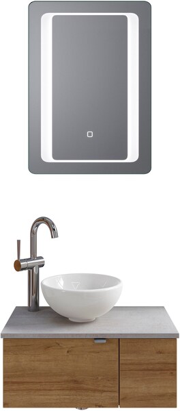 Saphir Badmöbel-Set "Serie 6915", (4 St.), Gäste-Bad, 61 cm breit, mit LED- günstig online kaufen