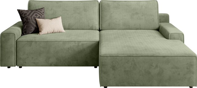 TRENDMANUFAKTUR Ecksofa Challenge, Schlafsofa mit Bettkasten, Couch in L-Fo günstig online kaufen