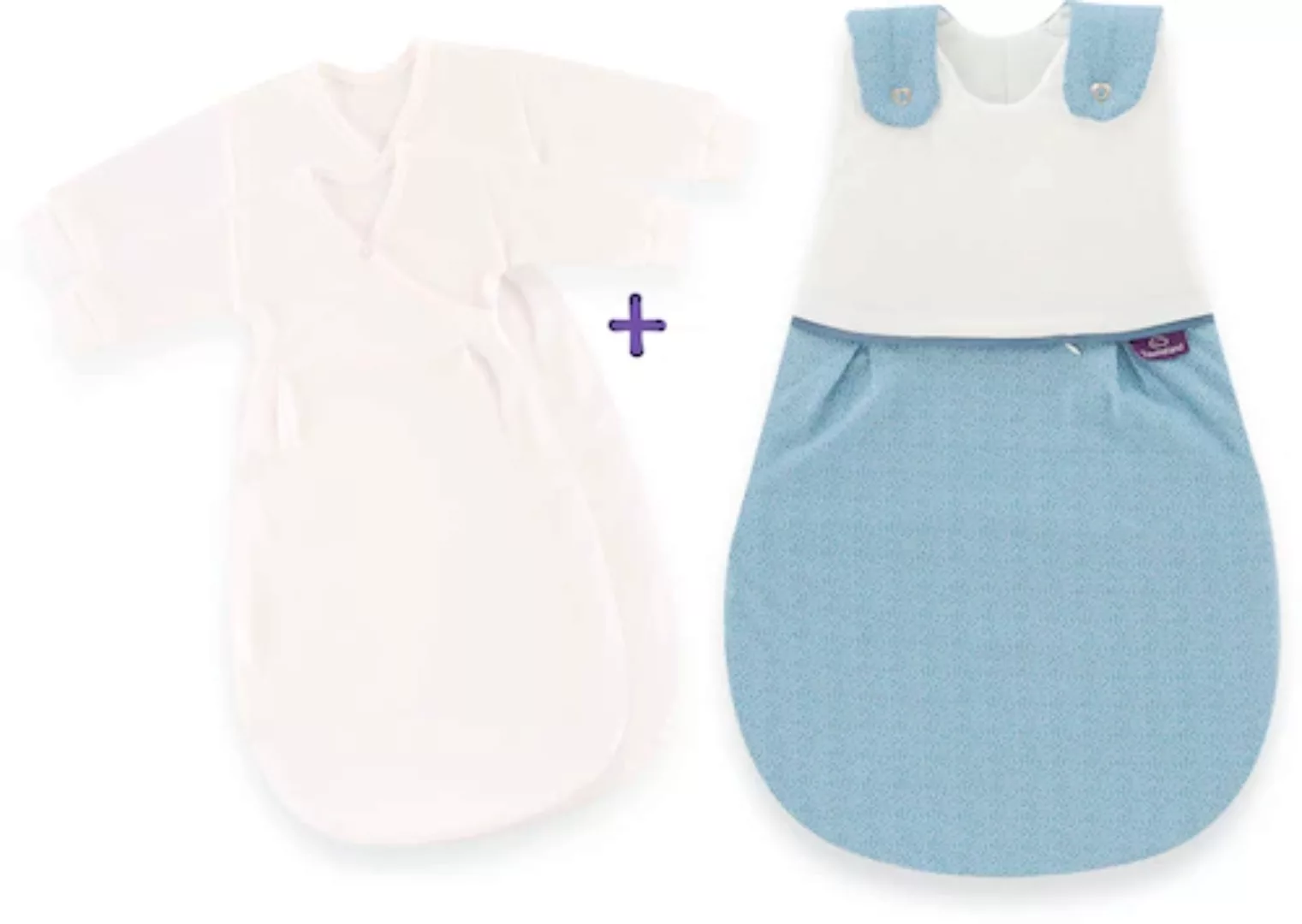 Träumeland Babyschlafsack »3 tlg Set LIEMBICH, Design Punkte«, (2 tlg.) günstig online kaufen