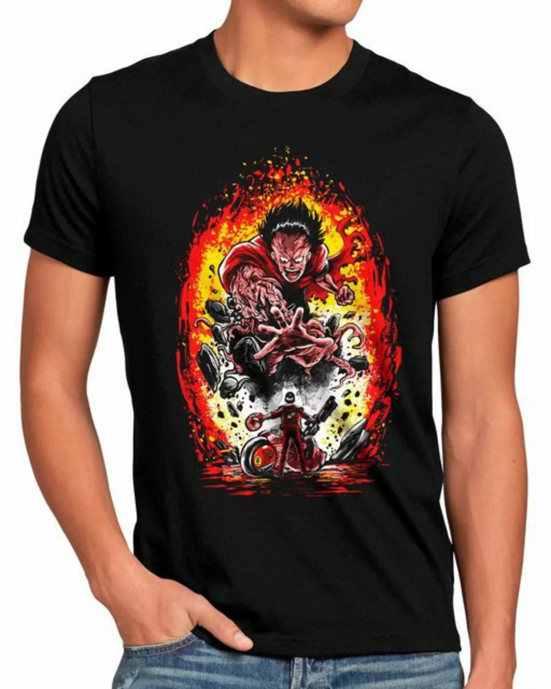 style3 T-Shirt Kaneda Venegance akira manga anime cosplay japan günstig online kaufen