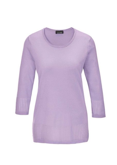 GOLDNER 3/4 Arm-Pullover Gepflegter Ajour-Pullover mit femininen Durchbrüch günstig online kaufen