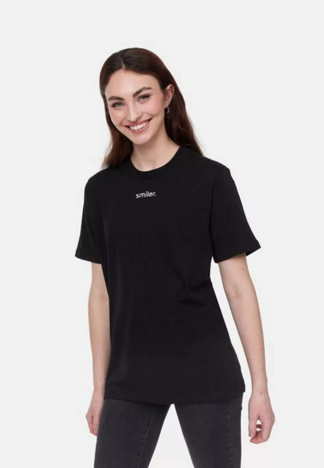 smiler. T-Shirt laugh. mit Label-Applikationen günstig online kaufen