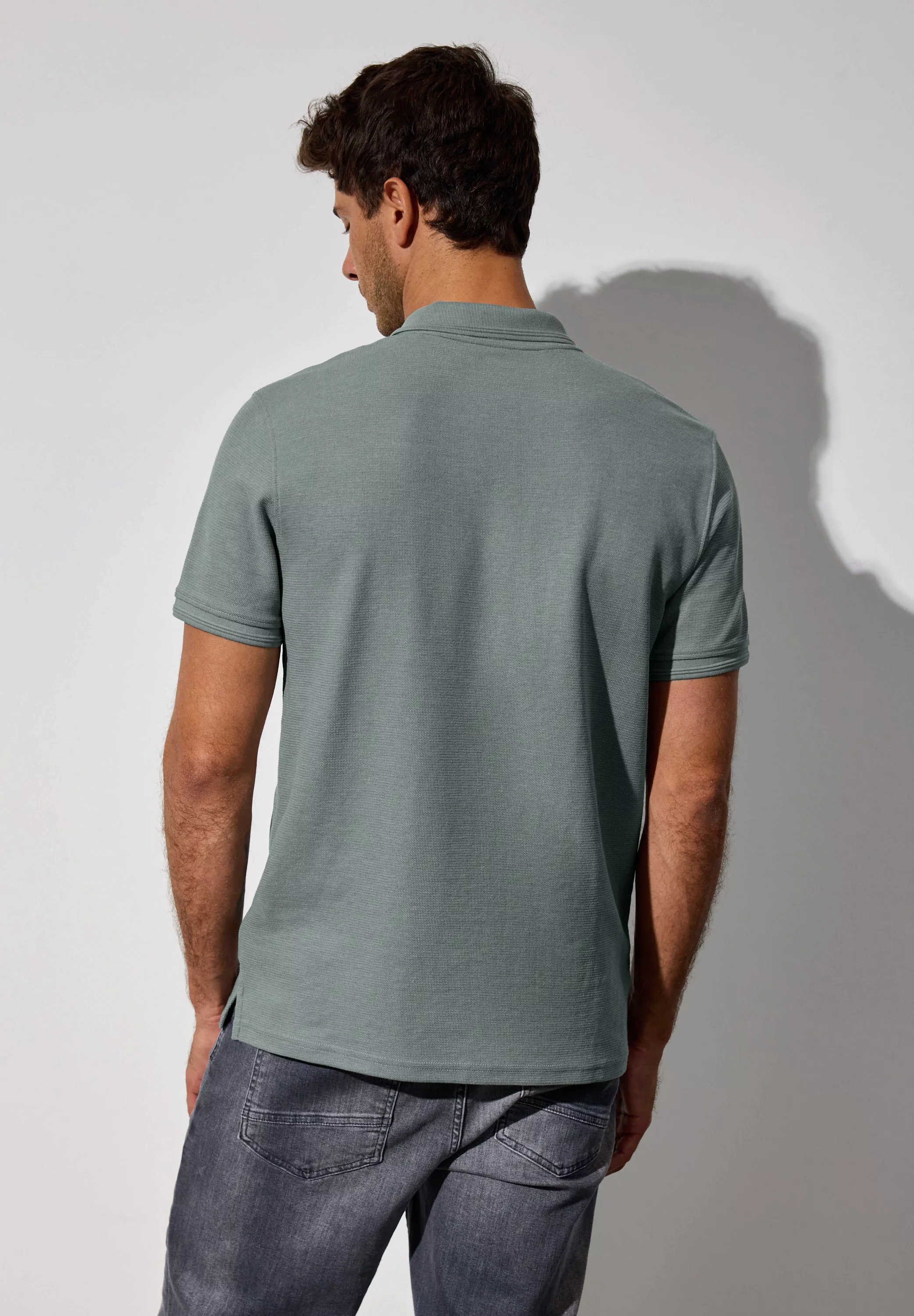 STREET ONE MEN Poloshirt, im soften Baumwoll-Mix günstig online kaufen