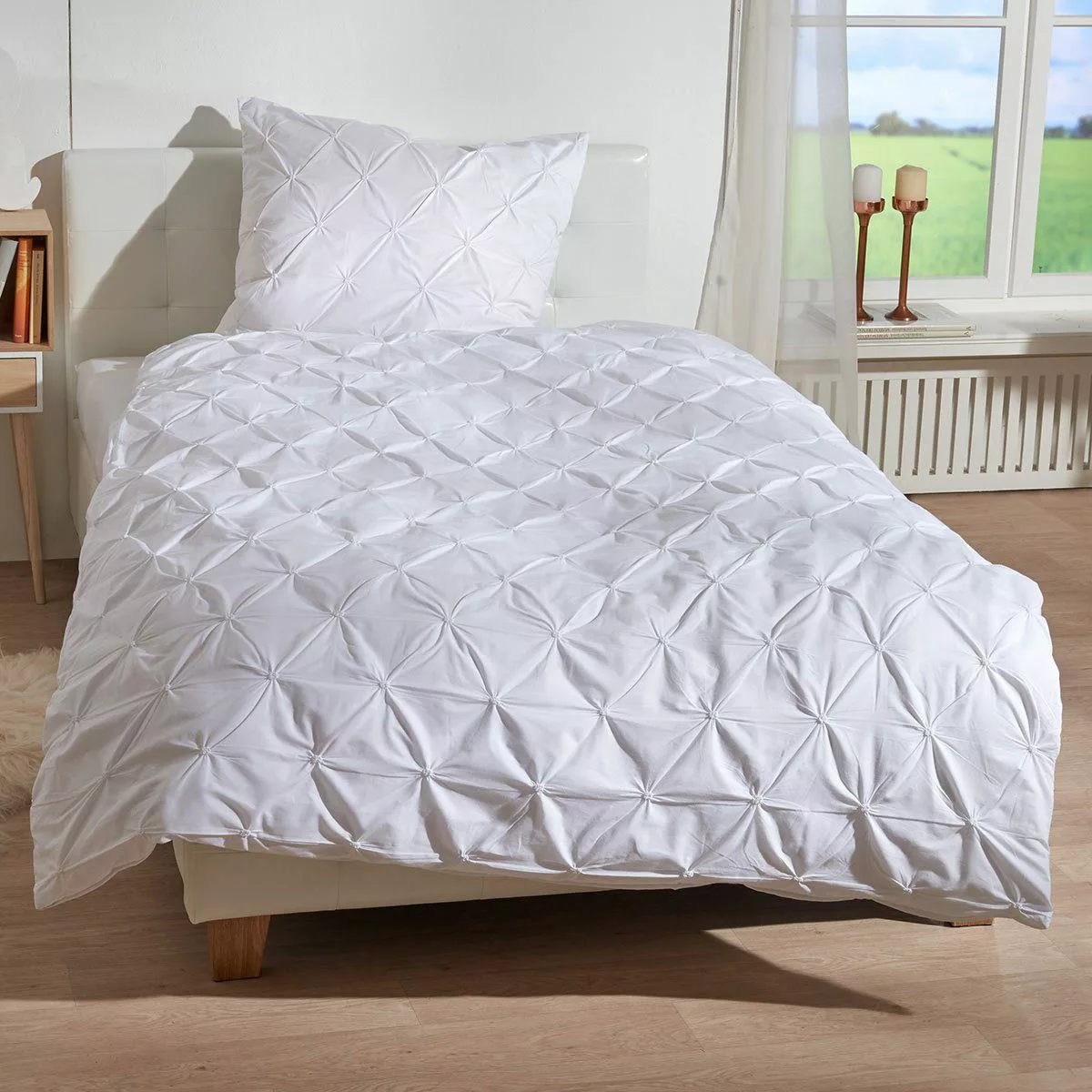 TRAUMSCHLAF Bettwäsche Pintuck, Mako Satin, 2 günstig online kaufen