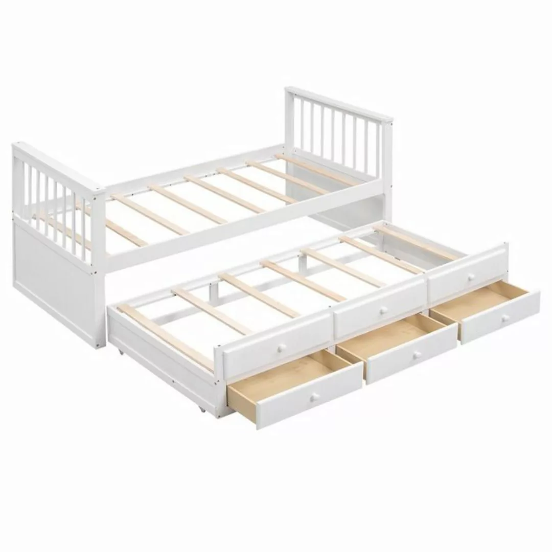 OKWISH Kinderbett Stauraumbett mit Schubladen (90x200cm(90x190cm), mit Bett günstig online kaufen