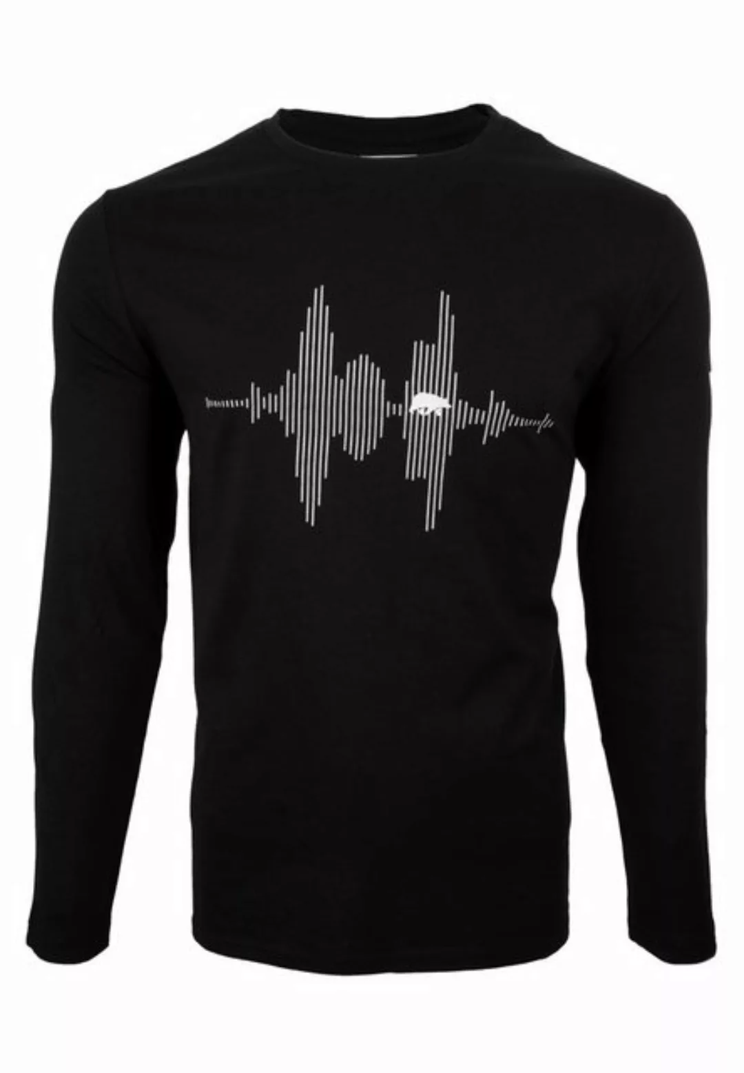 FORSBERG Longsleeve Longsleeve mit Audiowelle günstig online kaufen