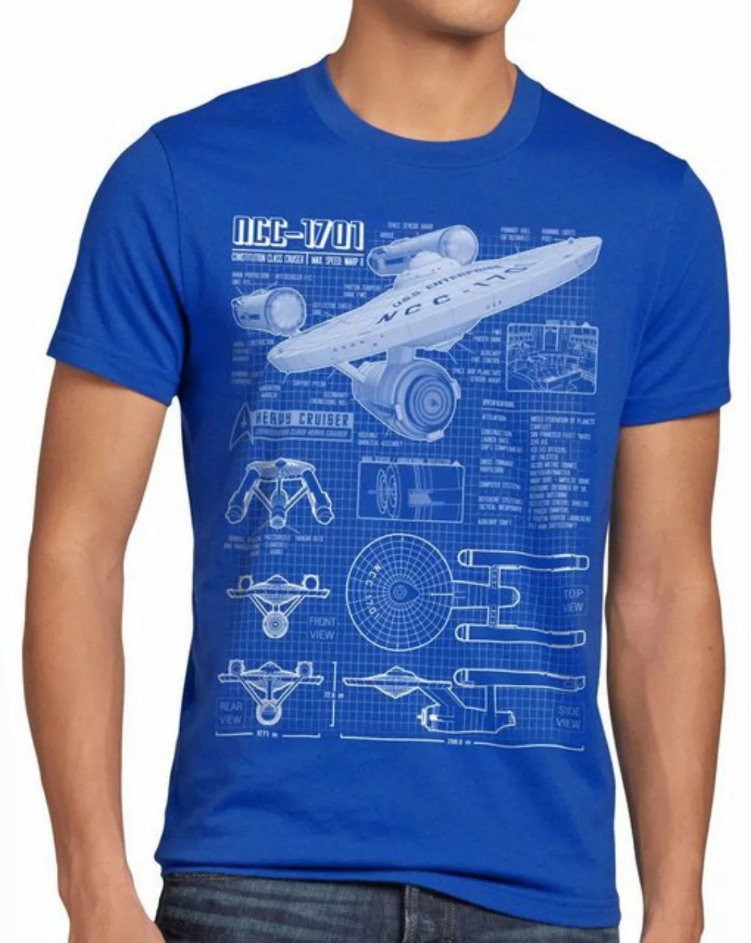 style3 T-Shirt NCC-1701 christopher pike trek trekkie star sternenflotte kl günstig online kaufen