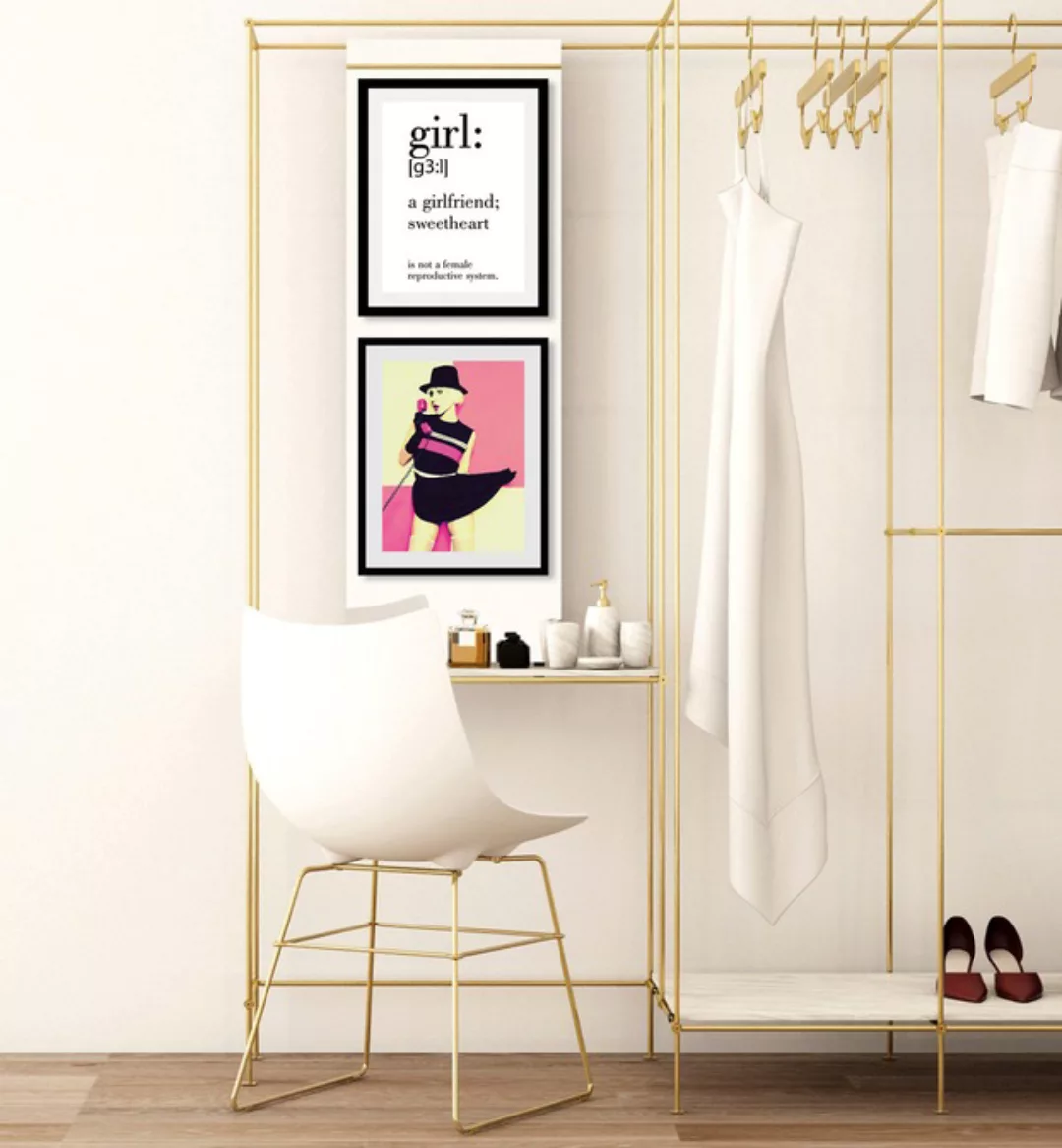 queence Bild »Call me Maybe«, Frau-Bilder von Frauen-Art-Kunst-Fashion-Mode günstig online kaufen