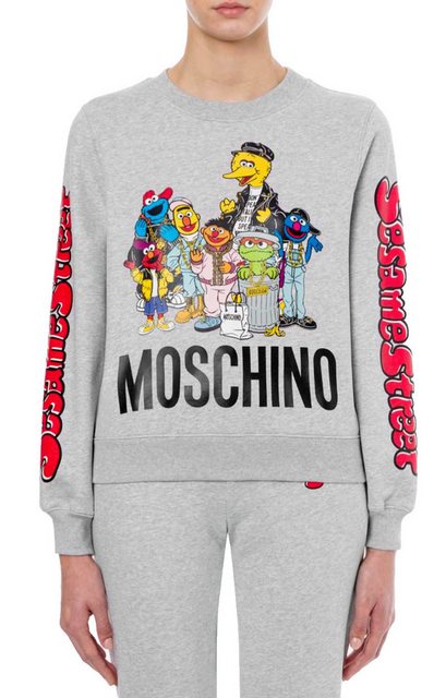 Moschino Sweatshirt X SESAME STREET Muppets Sweatshirt Sweater Terry Pulli günstig online kaufen