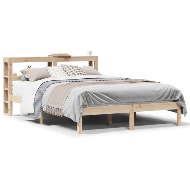 vidaXL Bett, Massivholzbett ohne Matratze 120x190 cm Kiefernholz günstig online kaufen