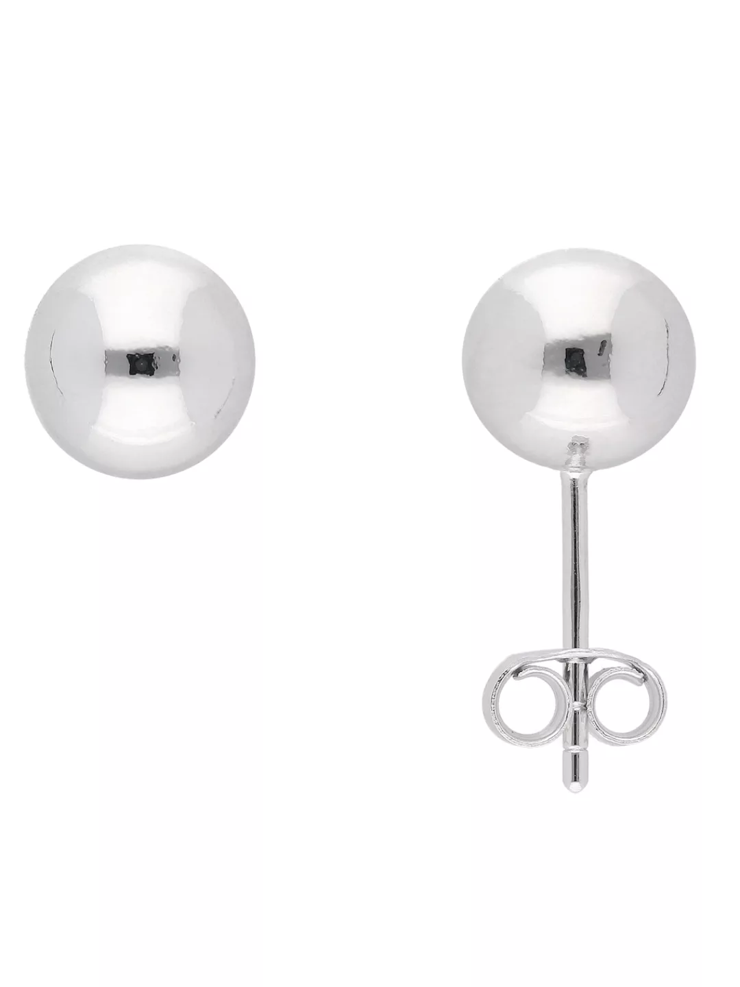 Adelia´s Paar Ohrhänger "925 Silber Ohrringe Ohrstecker Ø 8 mm", Silberschm günstig online kaufen
