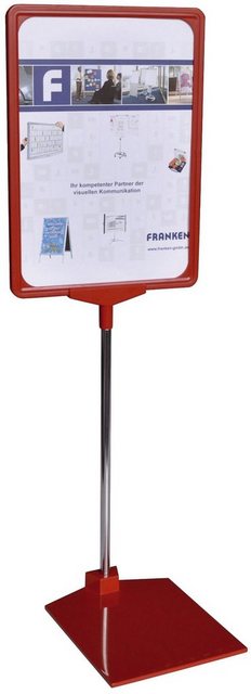 FRANKEN Vitrine Franken PSMA401 Preisständer, A4, 210 x 620 x 10 mm, rot günstig online kaufen