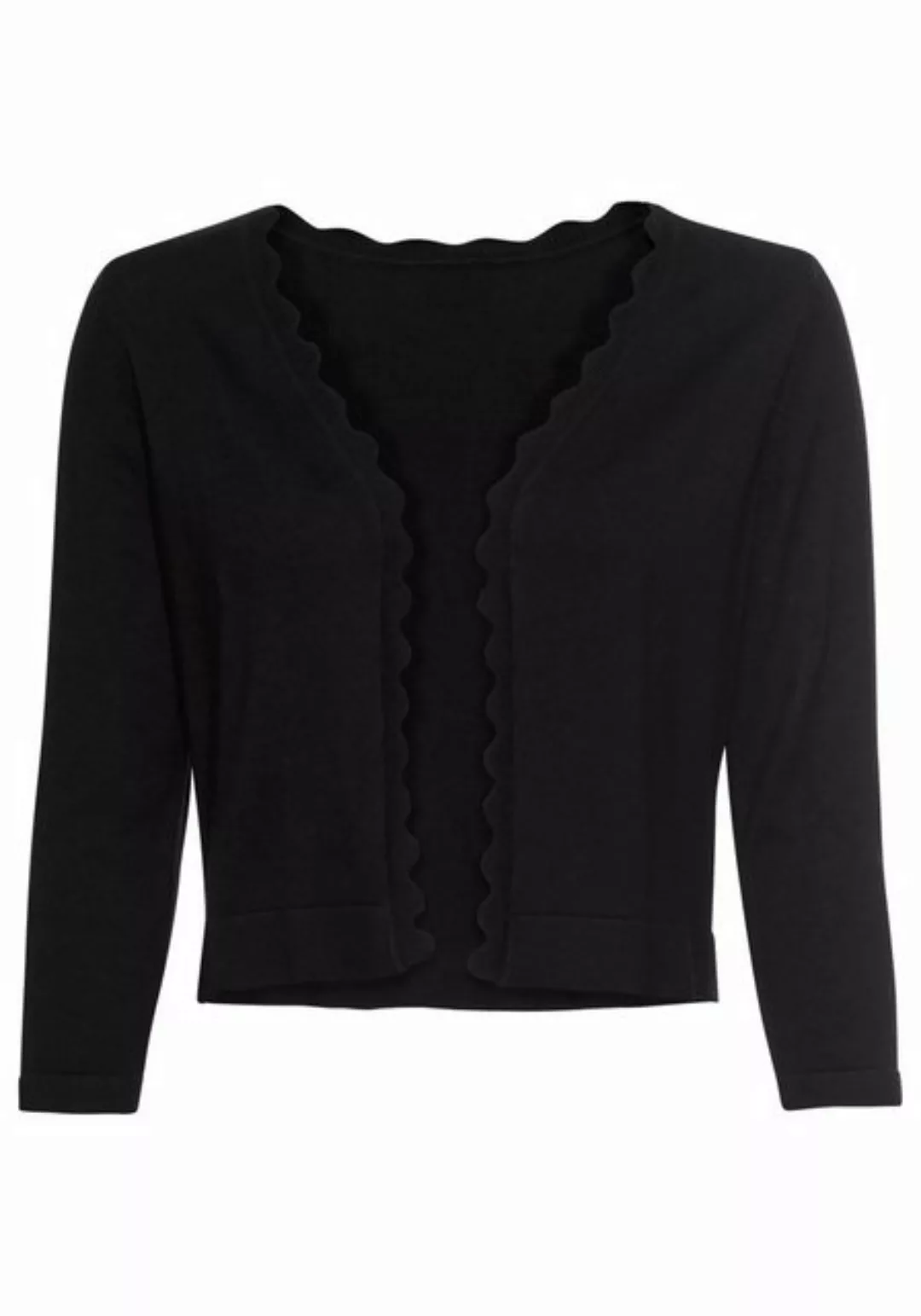 Laura Scott Cardigan mit femininer Wellenkante - NEUE KOLLEKTION günstig online kaufen