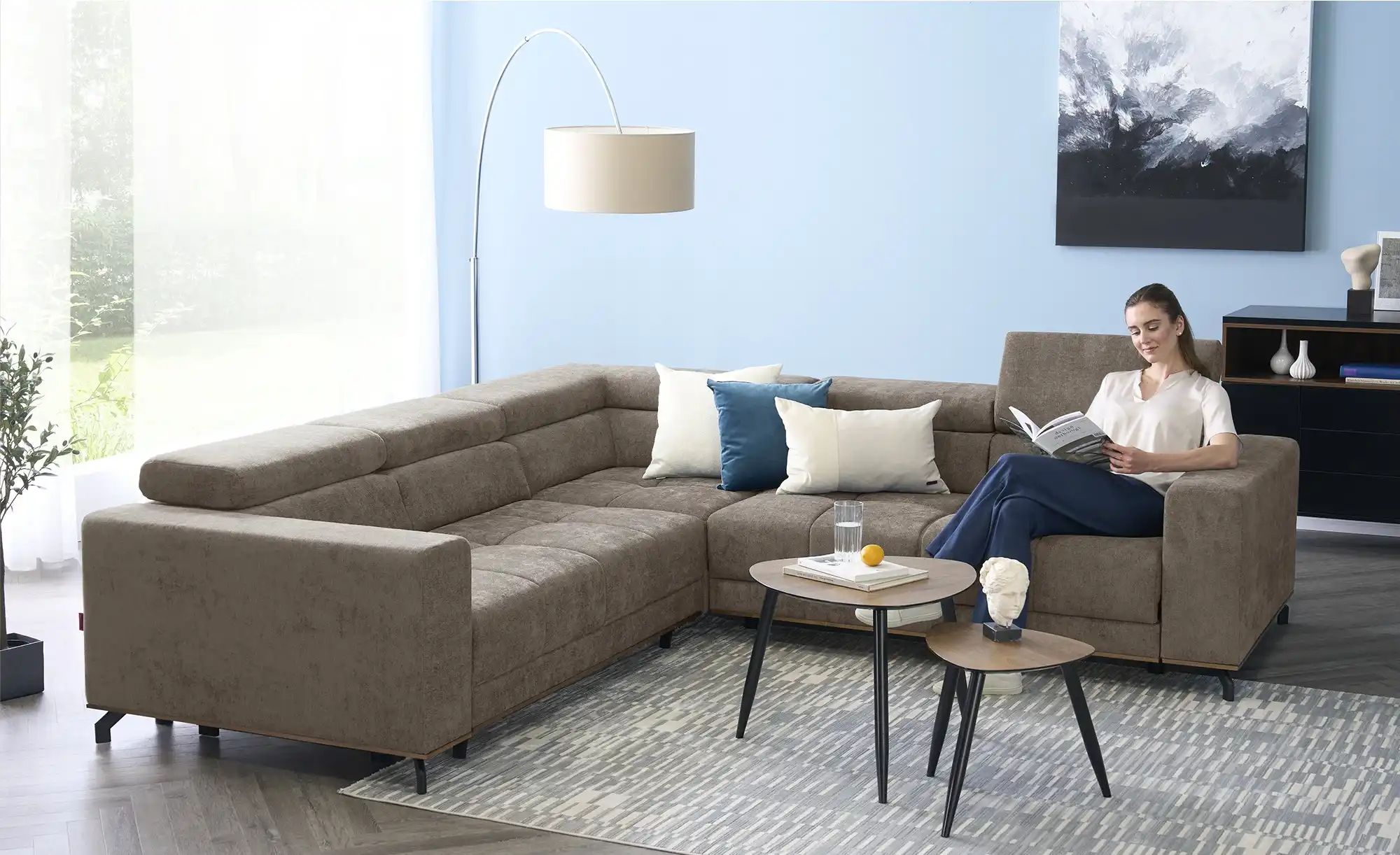 smart Ecksofa   Patricia ¦ braun ¦ Maße (cm): B: 269 H: 74 T: 269.0 Polster günstig online kaufen