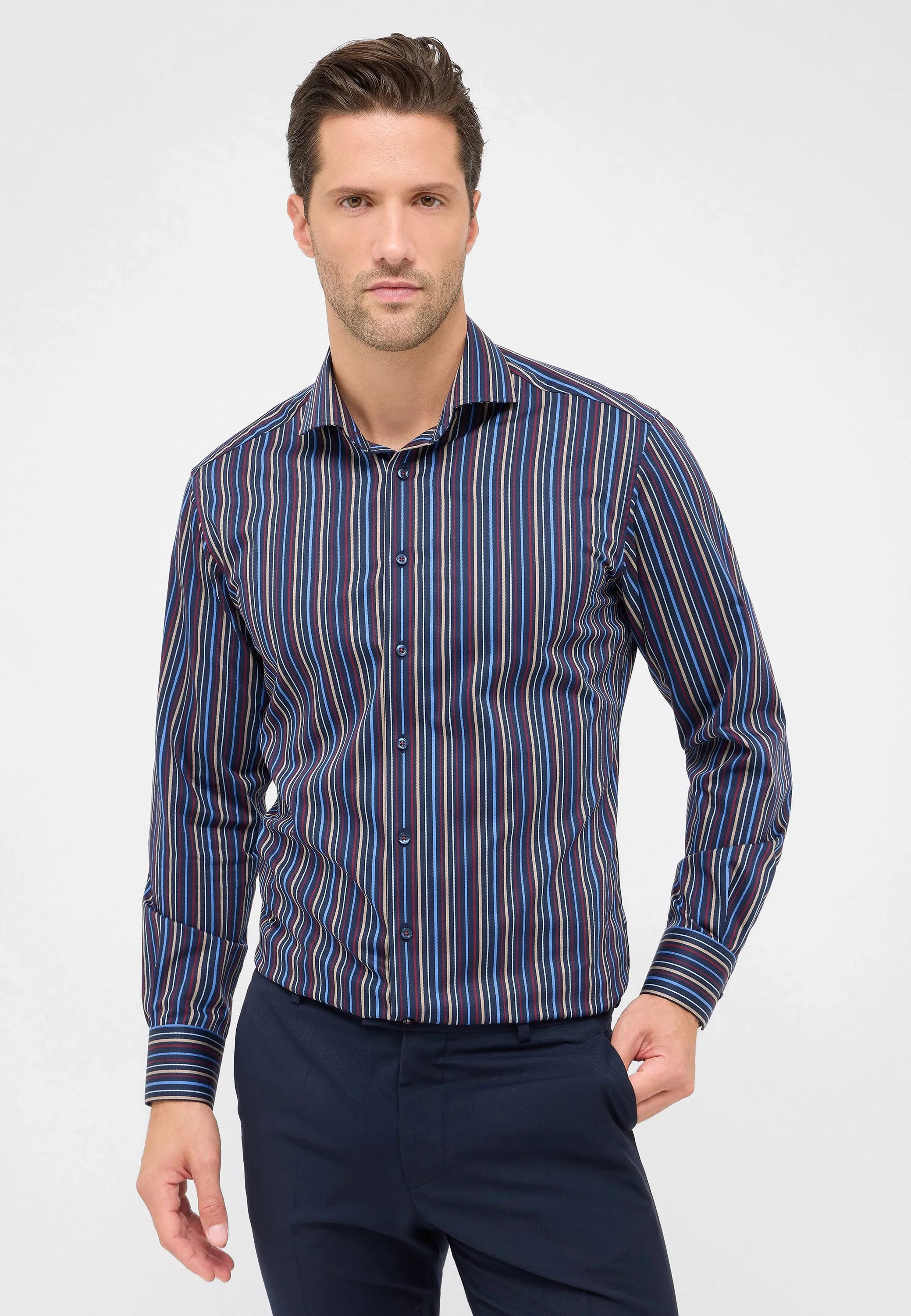 Eterna Langarmhemd "MODERN FIT", NON IRON (bügelfrei) günstig online kaufen