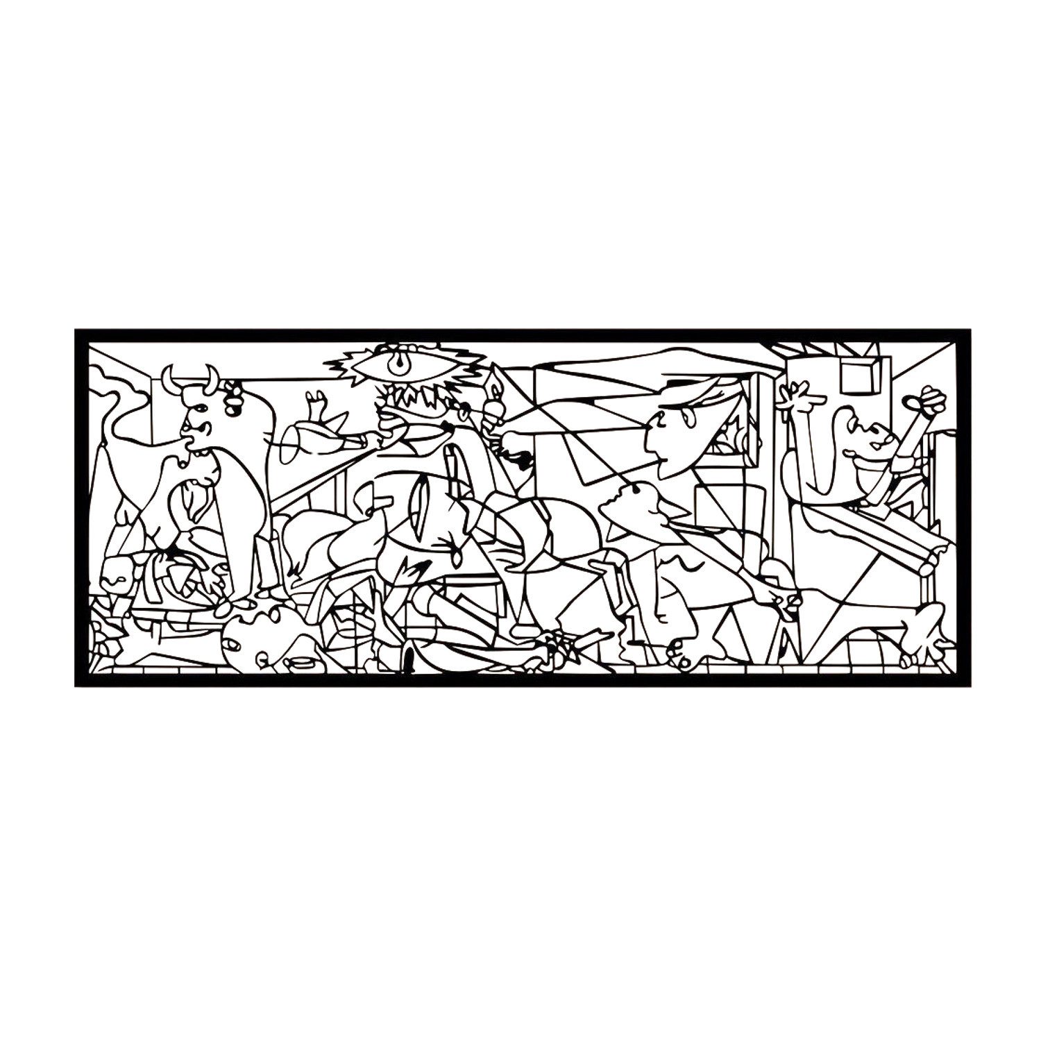 EYOKA Wanddekoobjekt 3D Wanddekoration Guernica von günstig online kaufen