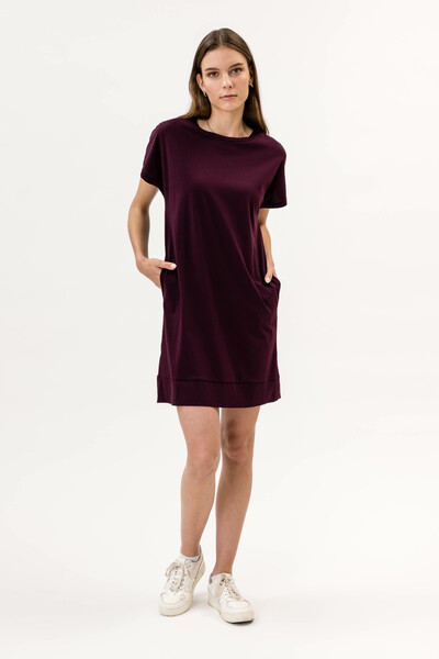 Uvr Kleid Leafina Aus 100% Bio-baumwolle günstig online kaufen