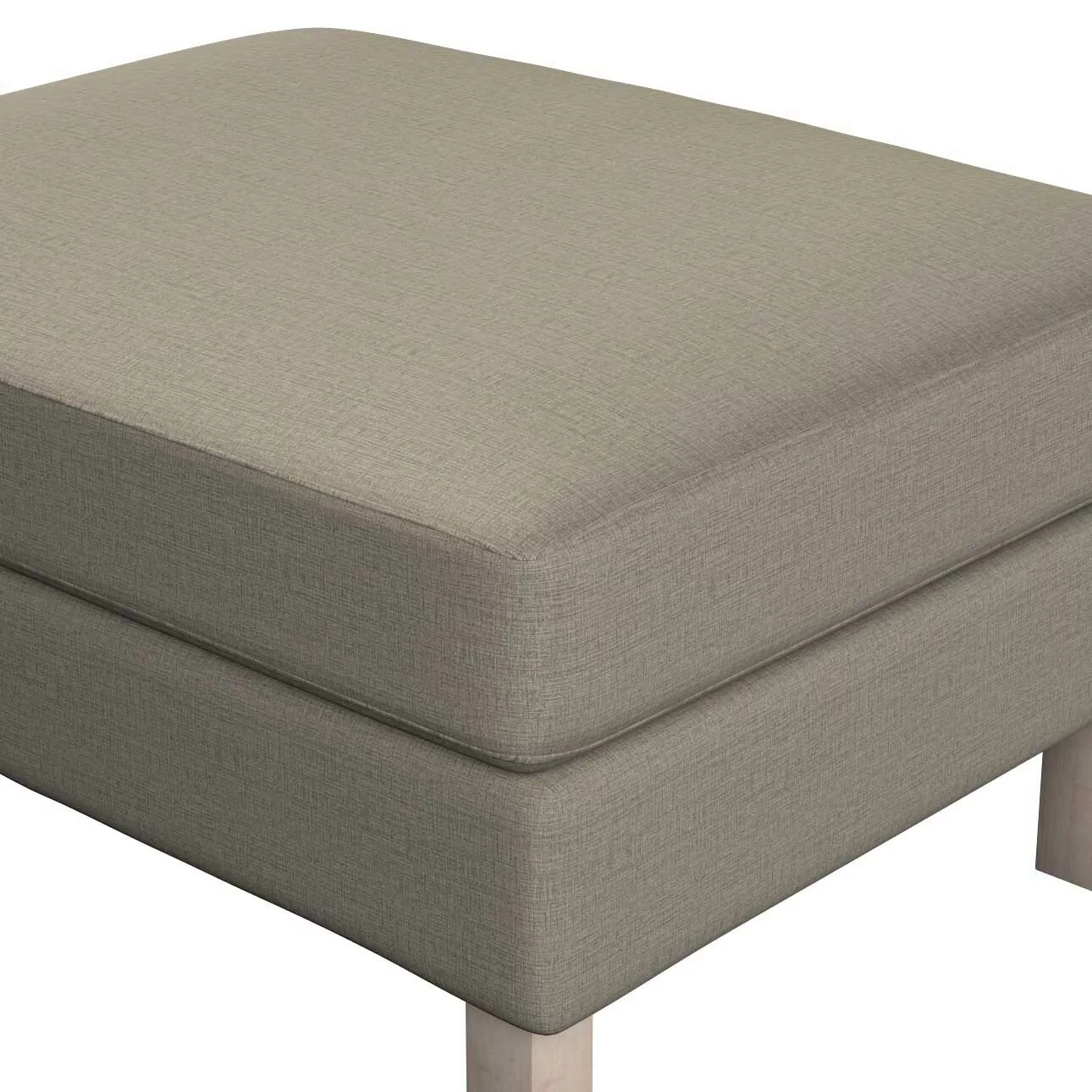 Bezug für Karlstad Hocker, beige-grau, Husse, Karstadt Hocker, Living II (1 günstig online kaufen