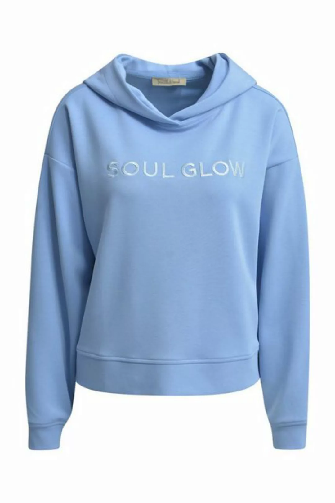 Smith & Soul Sweatshirt CLEAN HOODIE WITH METALLIC EMBROIDE günstig online kaufen