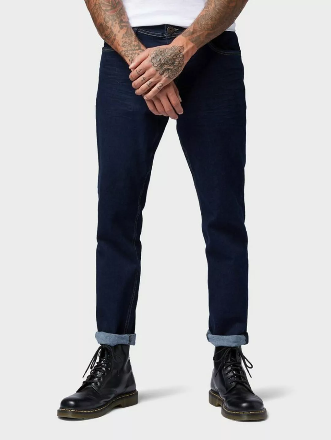 TOM TAILOR 5-Pocket-Jeans Josh in Used-Waschung günstig online kaufen