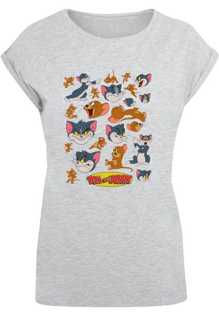 ABSOLUTE CULT T-Shirt ABSOLUTE CULT Damen Ladies Tom and Jerry - Many Faces günstig online kaufen