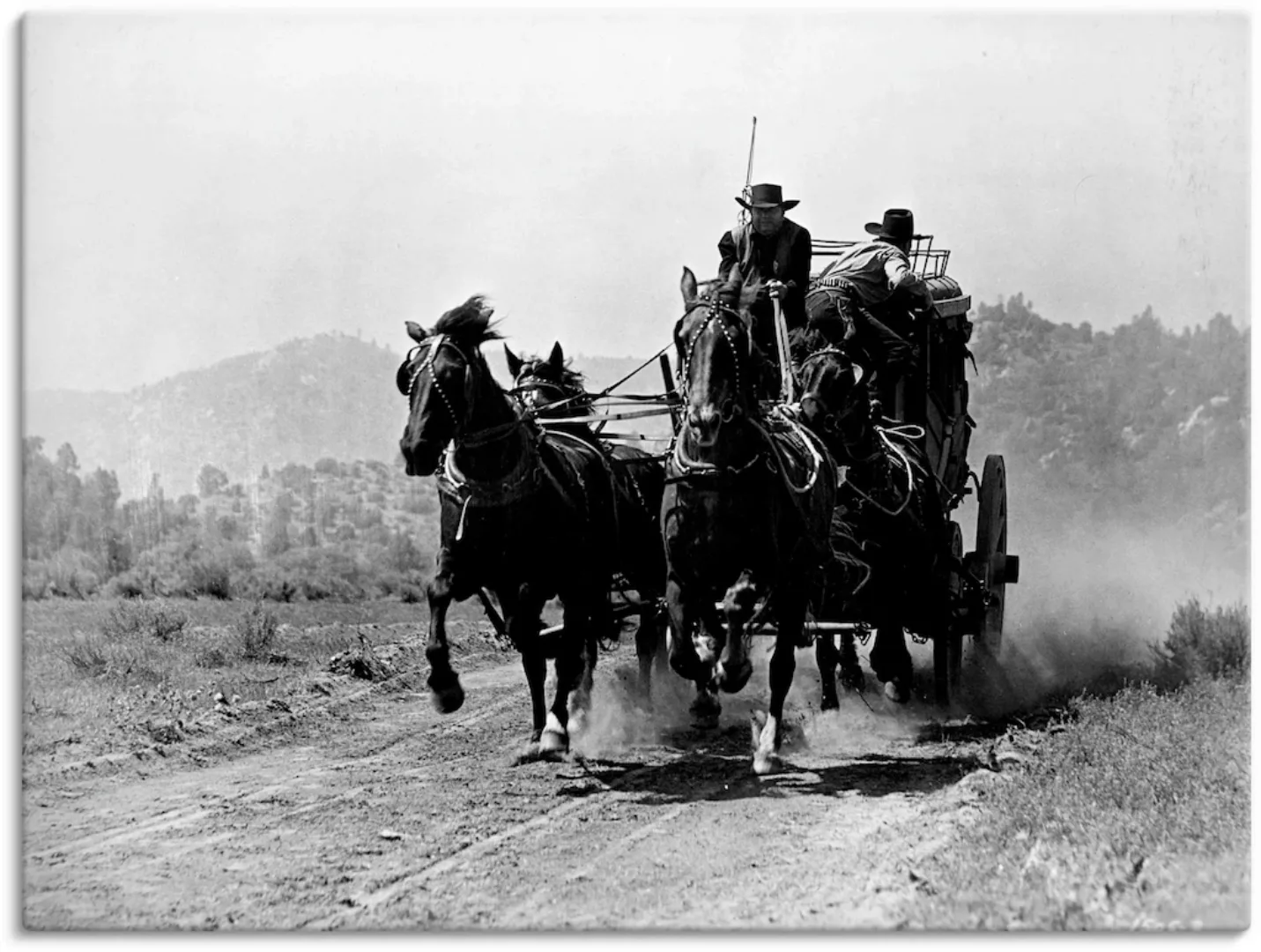 Artland Wandbild "Stummfilm Western", Film, (1 St.) günstig online kaufen