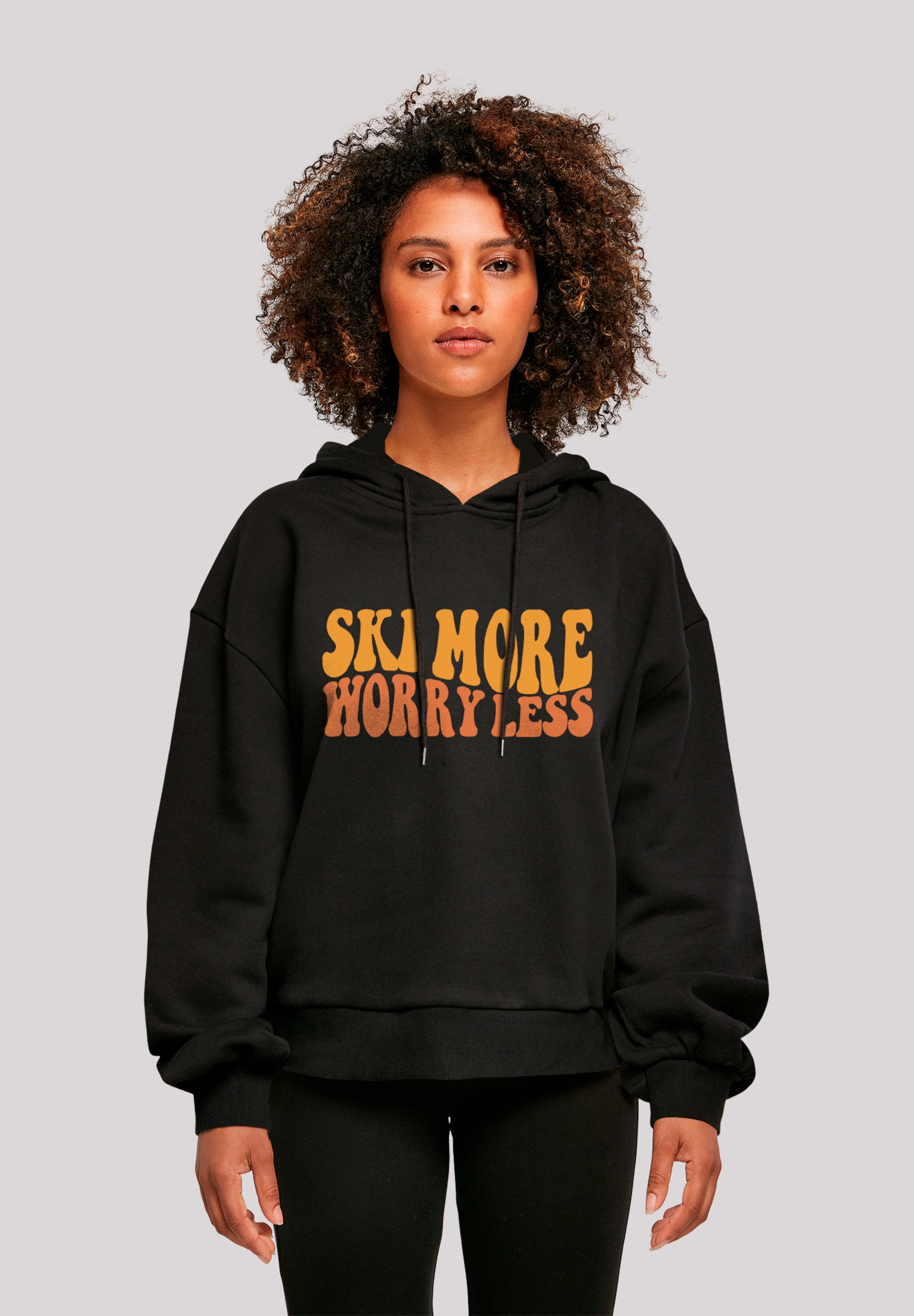 F4NT4STIC Sweatshirt "Ski More Worry Less", Premium Qualität günstig online kaufen