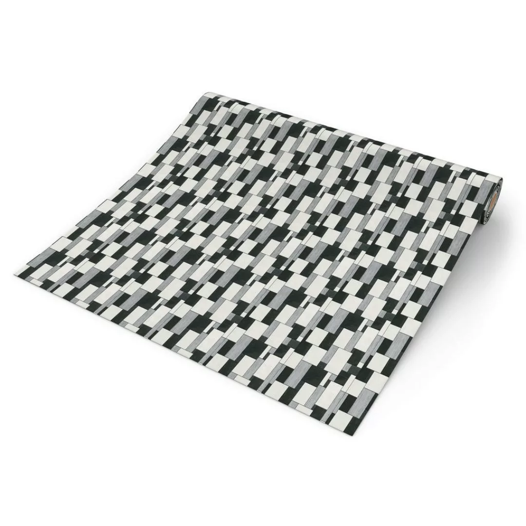 Rasch Vliestapete Grafik schwarz weiß B/L: ca. 53x1005 cm günstig online kaufen