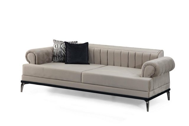 JVmoebel 3-Sitzer Exklusive 3-Sitzer Sofa Modern Holz Wohnzimmer Möbel farb günstig online kaufen