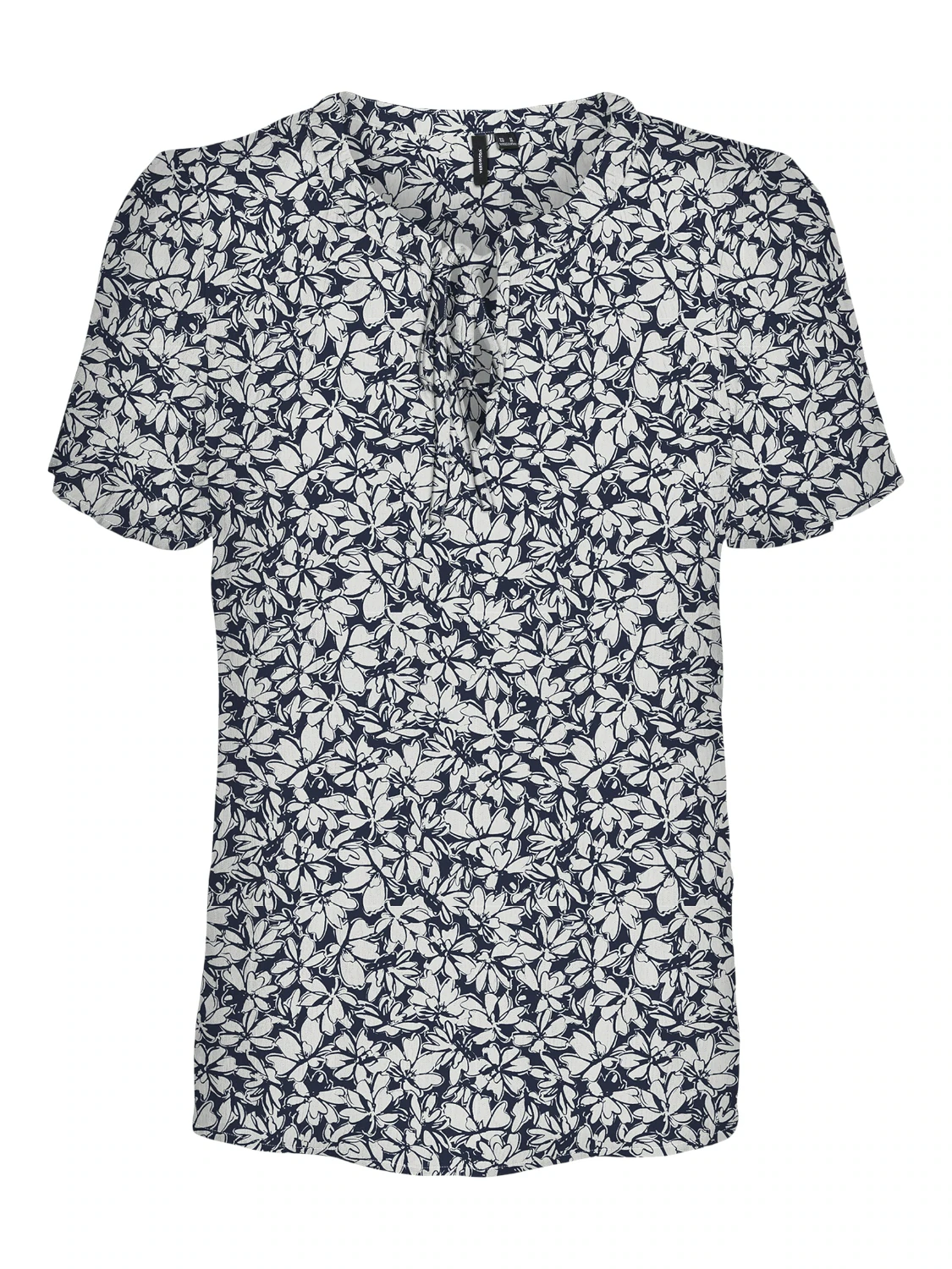 Vero Moda Blusenshirt "VMMENNY STRING SS TOP WVN GA" günstig online kaufen