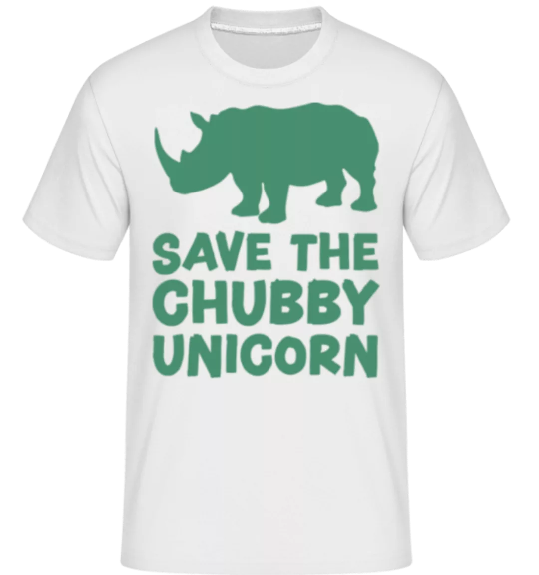 Save The Chubby Unicorn · Shirtinator Männer T-Shirt günstig online kaufen