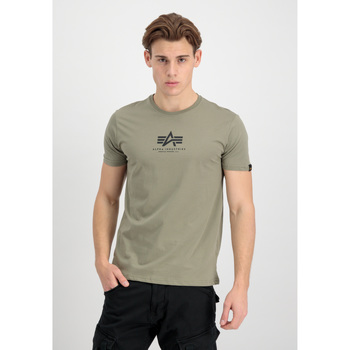Alpha Industries  T-Shirts & Poloshirts Basic T-Shirt ML - olive günstig online kaufen