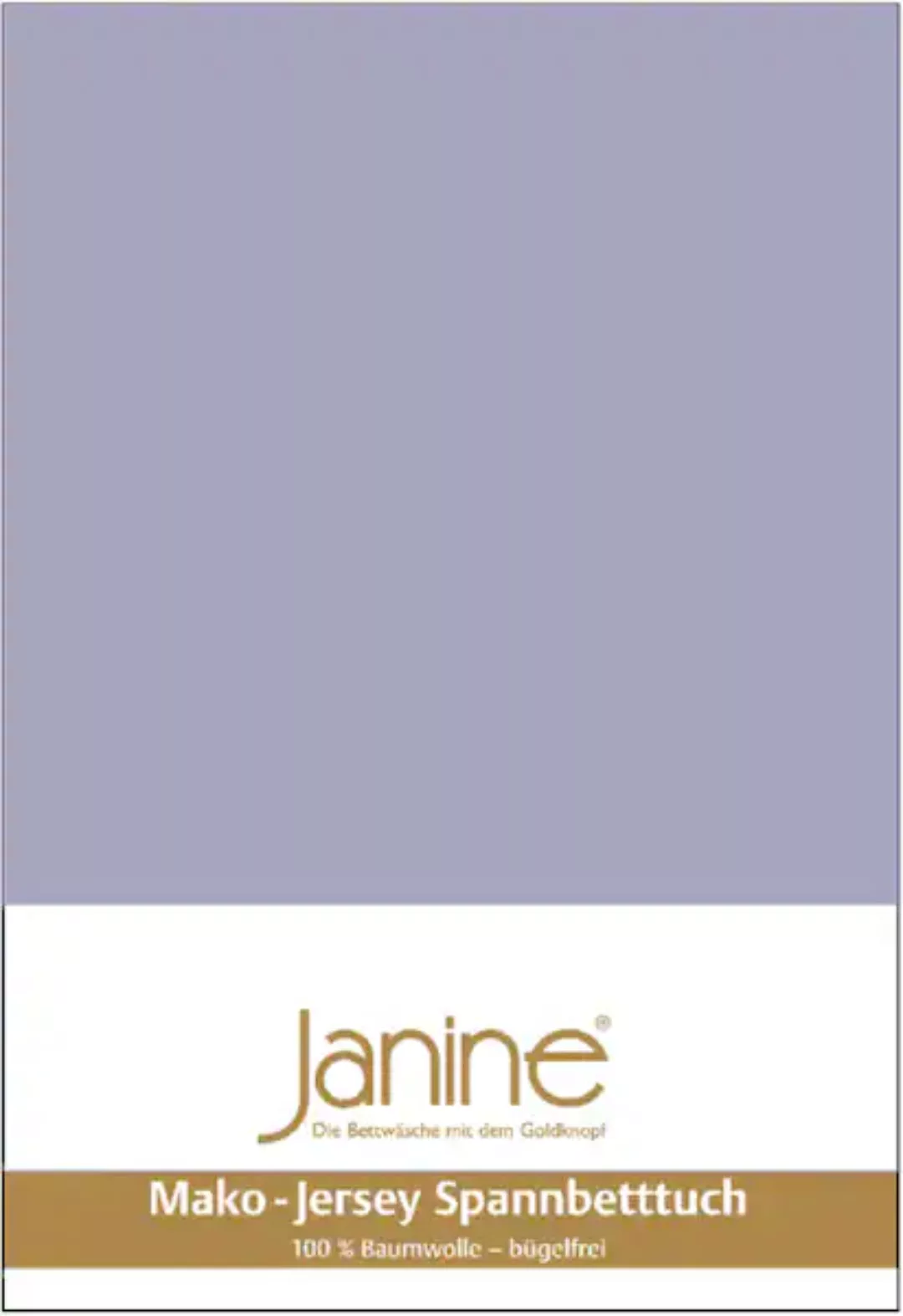 Janine Spanbetttuch Mako-Feinjersey 5007 tabasco Größe:  200x200 cm günstig online kaufen