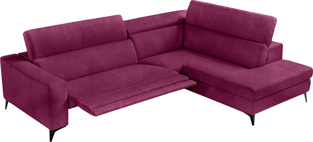 Egoitaliano Ecksofa "Edith, Designsofa mit hohem Sitzkomfort, L-Form", inkl günstig online kaufen