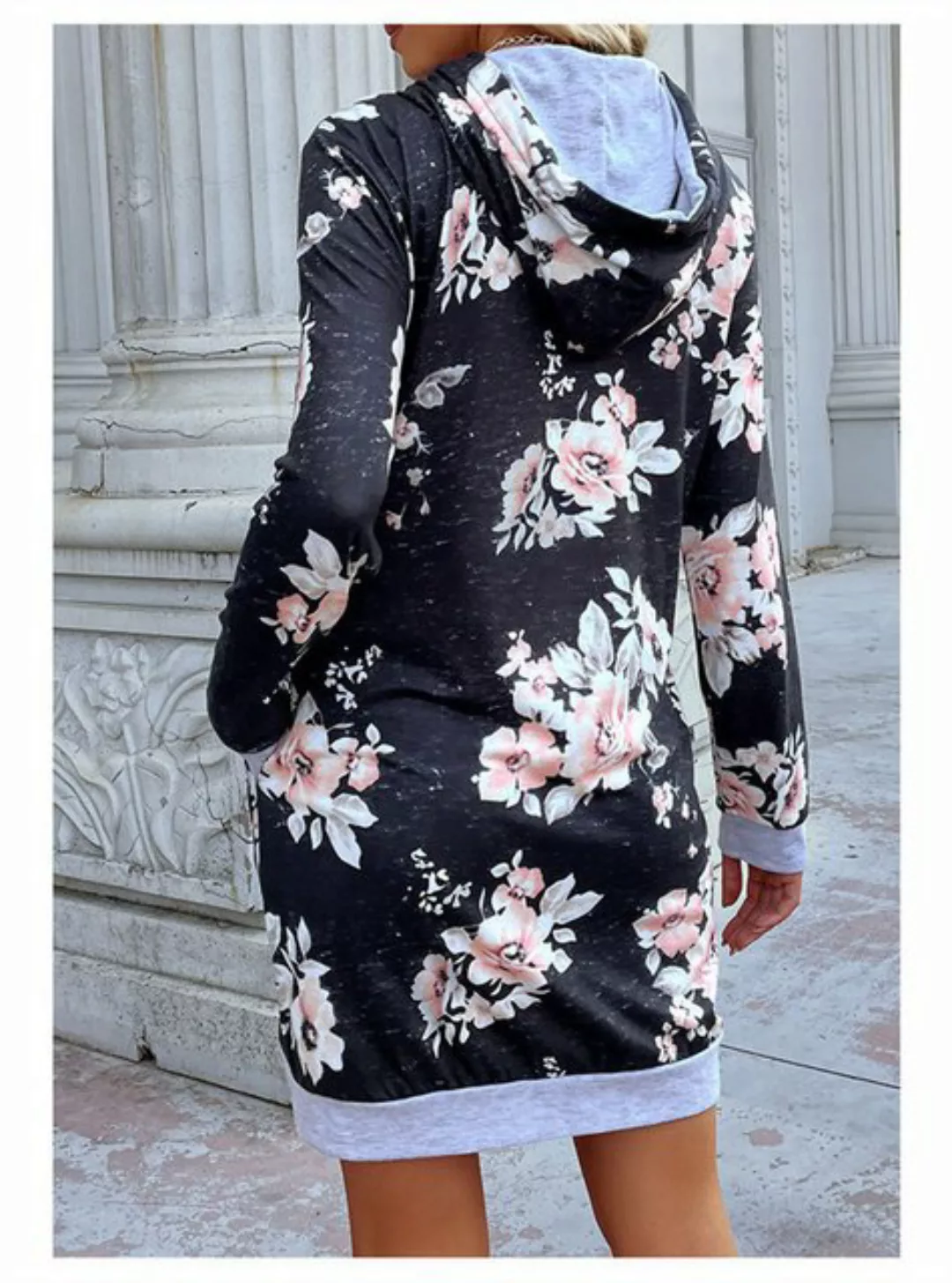 AFAZ New Trading UG Abendkleid Mittellanger Kapuzenpullover für Damen Damen günstig online kaufen