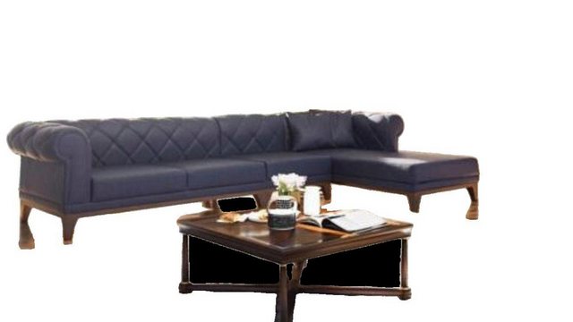 JVmoebel Ecksofa Ecksofa L Form Sofa Couch Chesterfield Polster Textil Couc günstig online kaufen