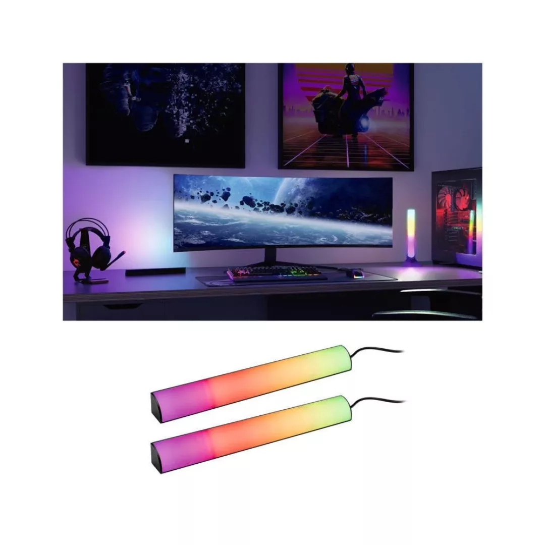 Paulmann EntertainLED Lightbar, RGB, 30cm, 2er-Set günstig online kaufen