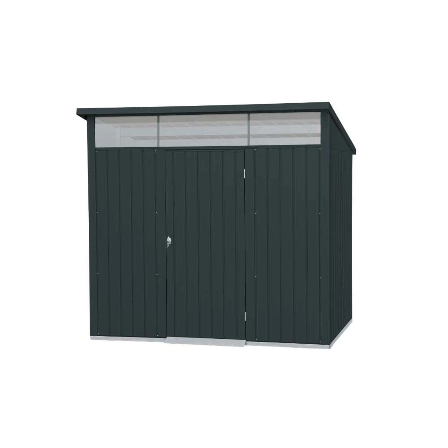 Duramax Metall-Gerätehaus 2,5x2m in Grau günstig online kaufen