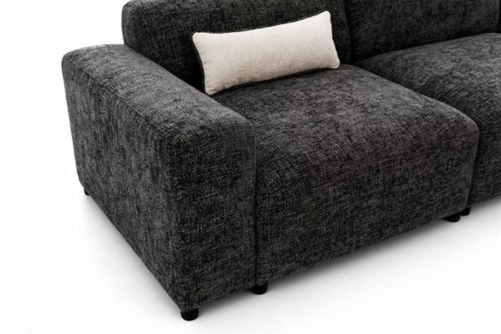 Fun Möbel Sofa Designersofa ROMY 2-Sitzer in Stoff Enjoy Me, Inkl. 2 Zierki günstig online kaufen