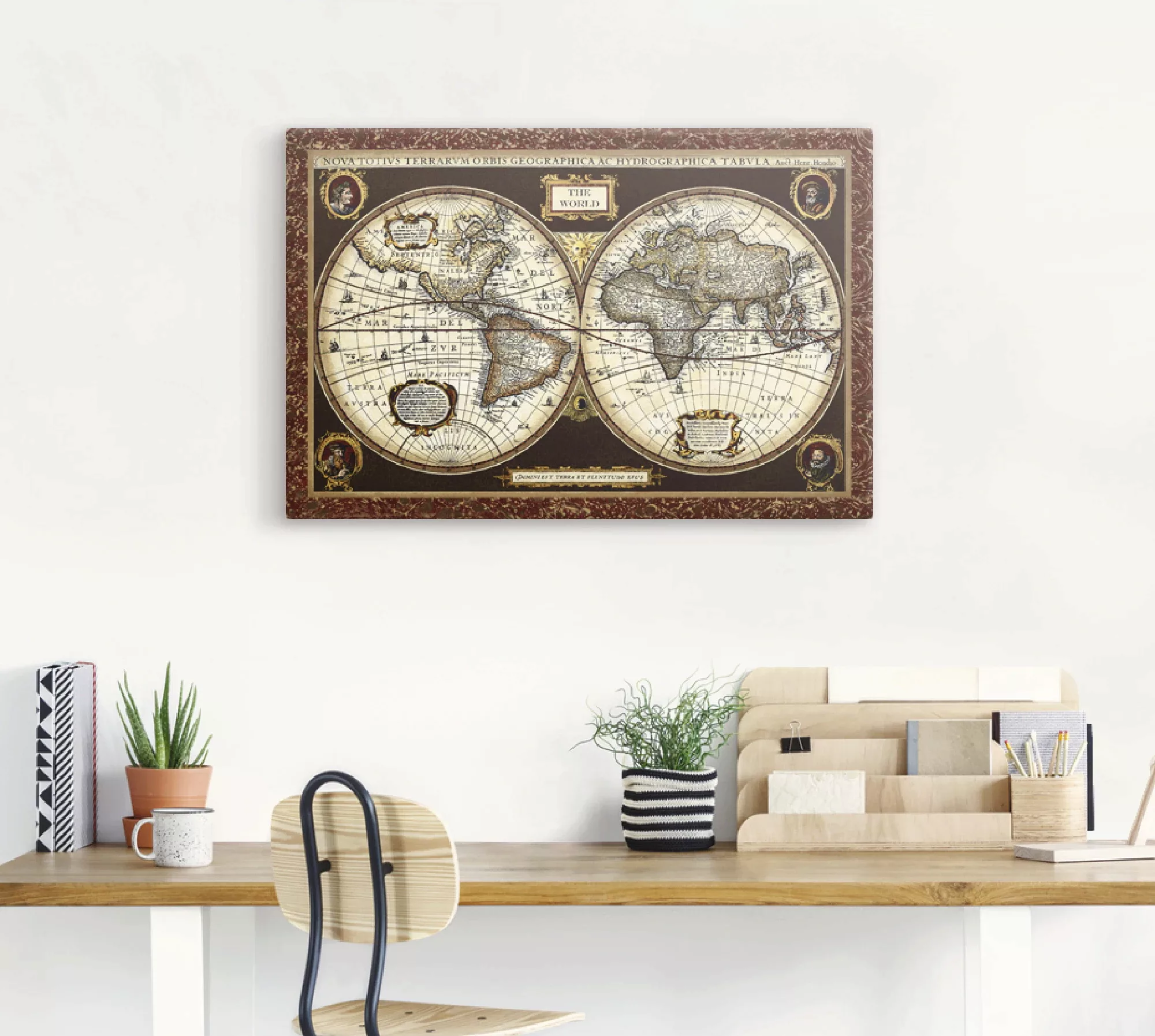 Artland Wandbild »Weltkarte«, Landkarten, (1 St.) günstig online kaufen