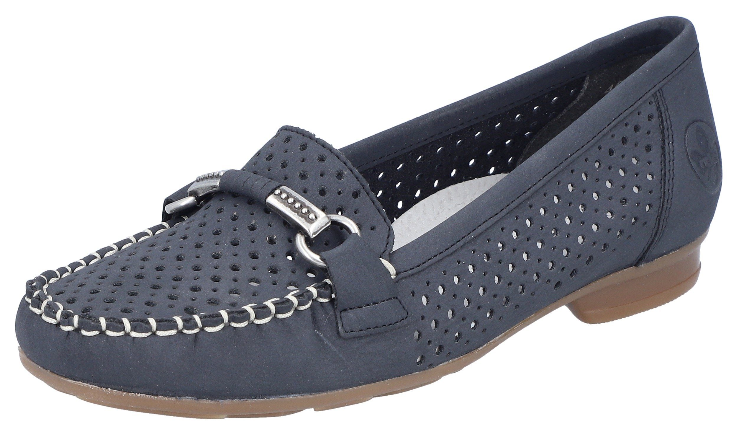 Rieker Mokassin Slipper, Sommerschuh mit toller günstig online kaufen