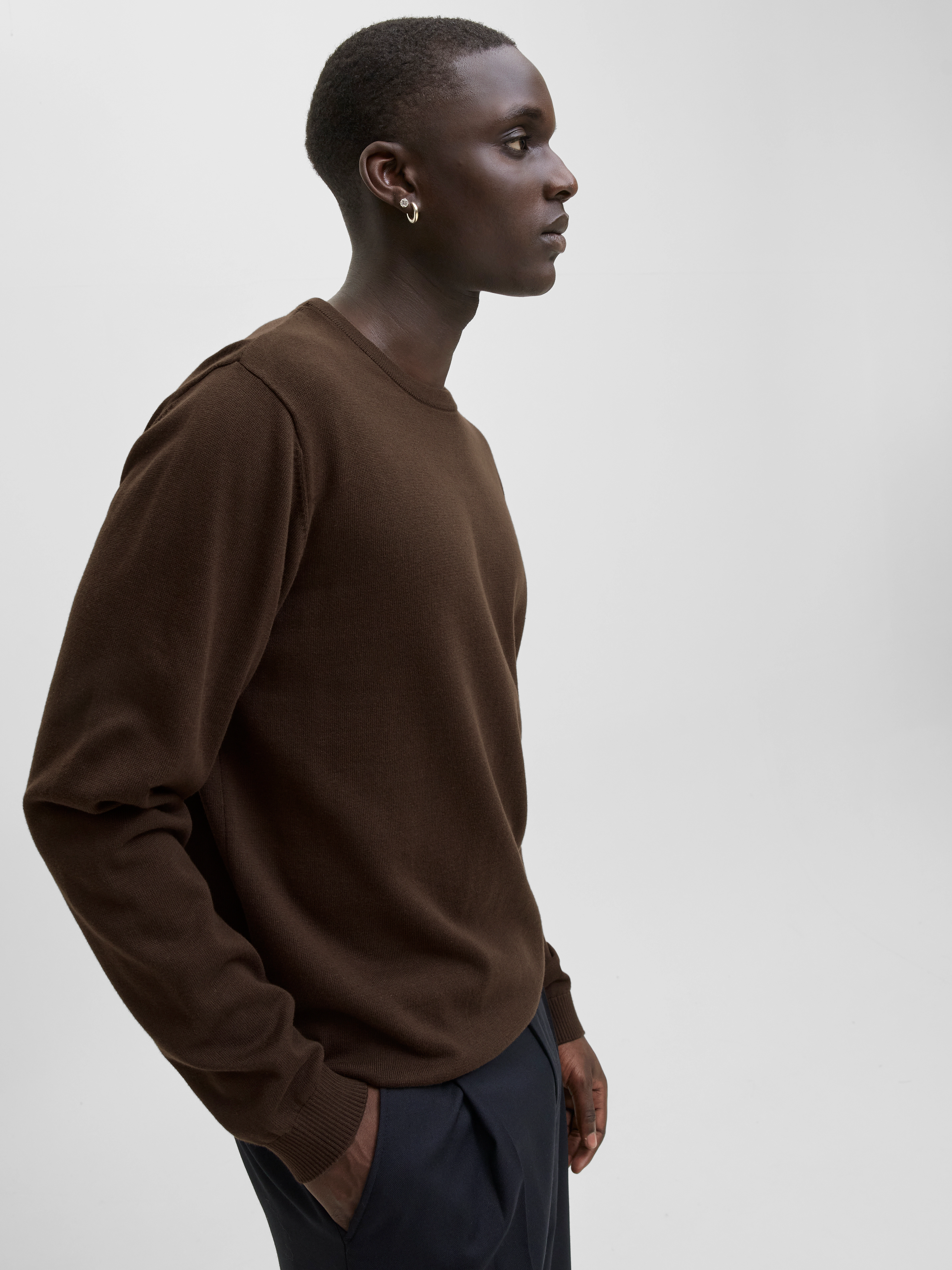 Jack & Jones Rundhalspullover "JJEBASIC KNIT CREW NECK NOOS", mit Rundhalsa günstig online kaufen