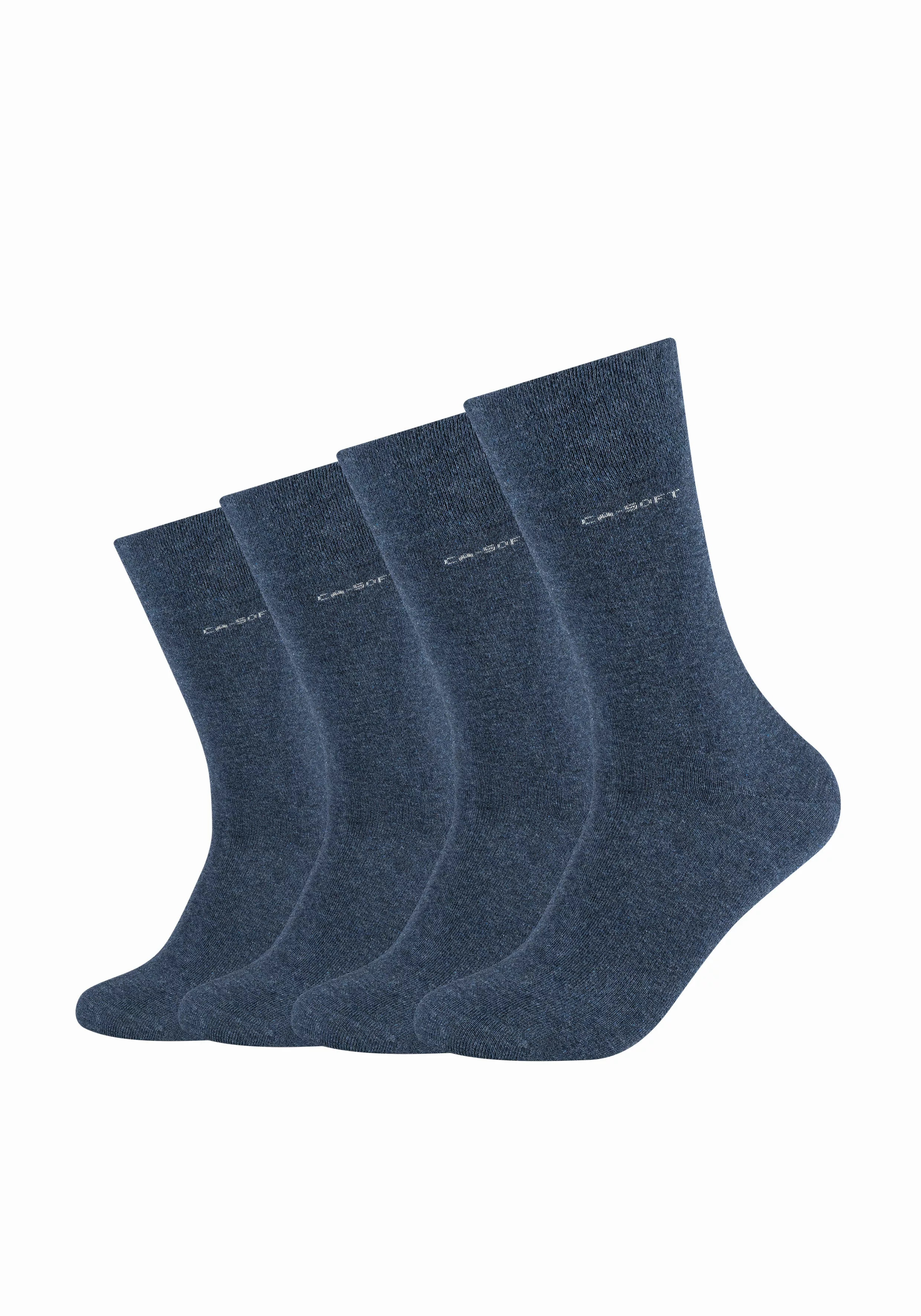 Camano Socken "ca-soft", (4er Pack), mit verstärktem Fersen- und Zehenberei günstig online kaufen