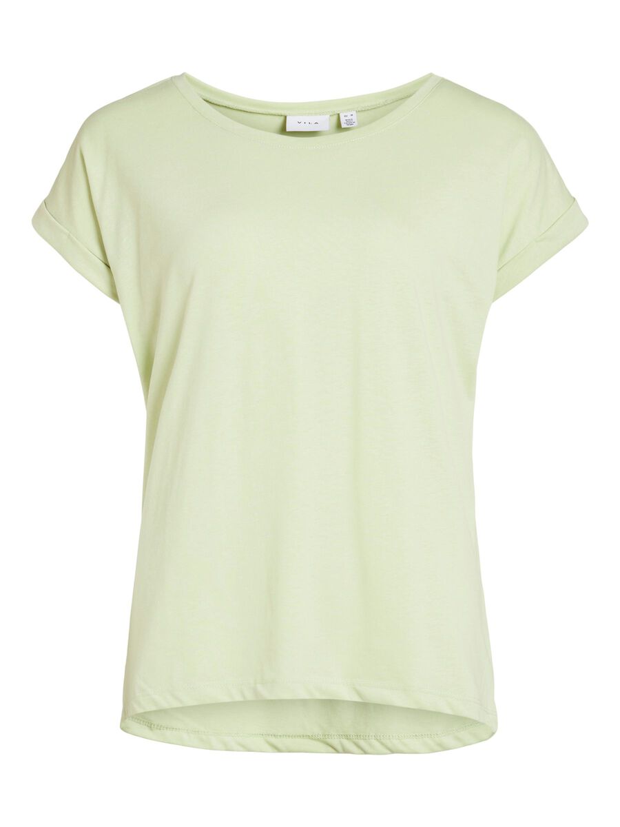 VILA Basic Loose Fit T-shirt Damen White günstig online kaufen