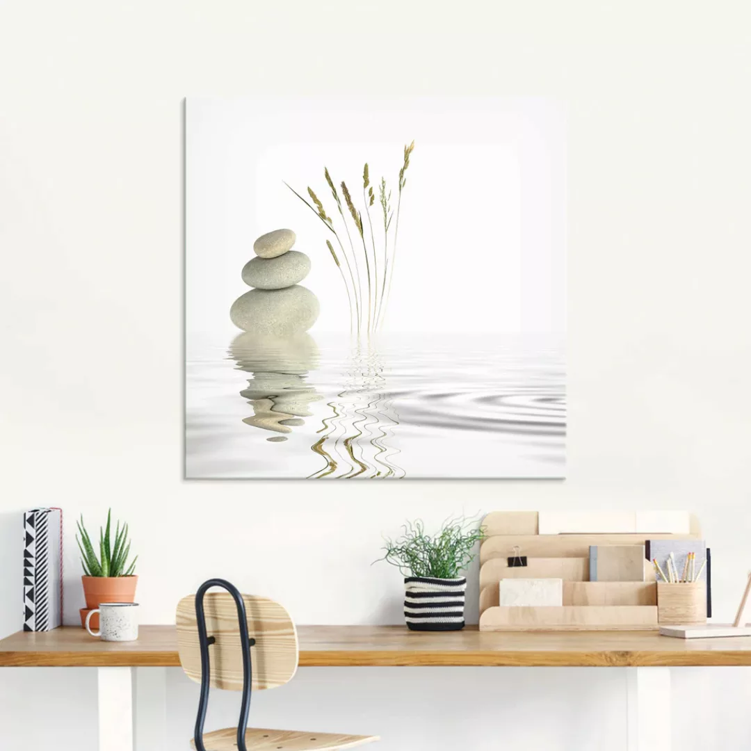 Artland Glasbild »Zen Friede«, Zen, (1 St.), in verschiedenen Größen günstig online kaufen