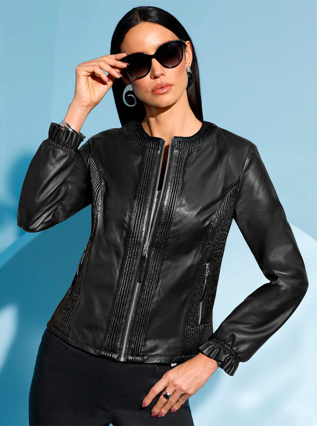 Mainpol Lederblazer "Leder-Blazer" günstig online kaufen